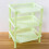 Huayishang plastic corner shelf 3-tier green 1