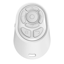 jixopn trådløs fjernbetjening BT-telefon selfie-videocontroller til TikTok-video (hvid)