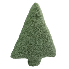 Coussin porte-bonheur de Noël, 1 pièce, peluche décorative en forme de sapin de Noël, compatible avec canapé, lit et autres décorations de