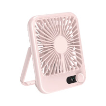 Ventilatore YOBOLK Fan2024Nuovo ventilatore da tavolo popolare Border USB Casa Esterno Mini ventilatore digitale ad alta velocità con display