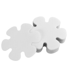 Appliques de bain antidérapantes transparentes en PEVA Worallymy (20 pièces)