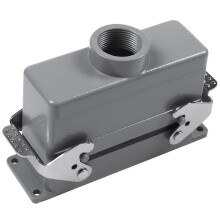 Heavy Duty Aviation Plug Socket 24 Pin 16A 500V Rectangular