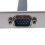 Conector de cabo flat serial de 9 pinos DB9RS232 para placa-mãe (novo) 8