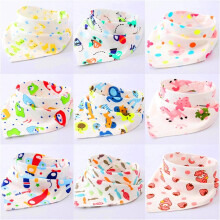 Baberos tipo bandana para bebés - Paquete de 10 baberos de algodón orgánico para la dentición de bebés y niños pequeños - Baberos tipo bandana