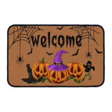 XIUH Halloween Decor Flash Deals Halloween Wycieraczka Wycieraczka Domowa Wycieraczka Podłogowa Miękka Antypoślizgowa Wycieraczka Rekwizyty na