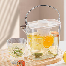 Distributeur de boissons avec distributeur d'eau pour réfrigérateur, filtre à thé et poignée, bouilloire froide, pichet à limonade pour la
