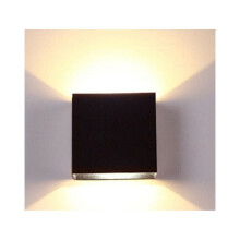 Applique murale MesaSe à intensité variable, 12 W, LED lumière chaude, éclairage mural moderne d'intérieur (direction haut/bas) pour chambre,