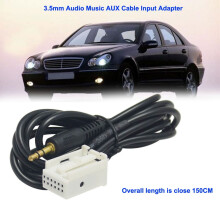 Adaptador de entrada de cable de audio AUX de 3,5 mm de la marca Kiplyki Wholesale para Mercedes Benz W203W209