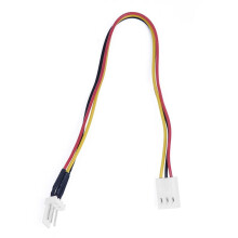 PC-ventilator 3-pins mannelijk naar vrouwelijk verlengsnoer stroomkabel 5 stuks