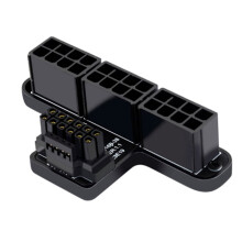 3X8P tot 40-serie grafische kaart ATX3.0 12V HPWR12+4P600W180 graden stuurbekrachtigingsconnector, zwart B