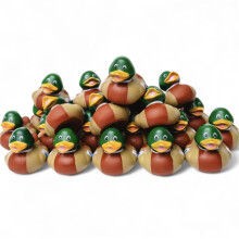 (12pcs) 12/24pcs Mallard Rubber Duckies - Rubber Duck Bath Toys and Jeep Ducks for Party Favors