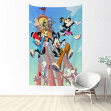 Tapisserie murale Animaniacs Anima pour chambre d'adolescent, dortoir ou salon