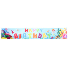Grande bannière de fond pour fête d'anniversaire - Décoration extérieure (Couleurs assorties)