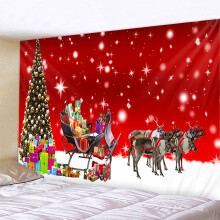 Décorations de Noël extérieures Jacenvly en liquidation : tapisserie murale décorative de 150 x 230 cm pour salon et maison.