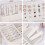 Jewelry Box PU Leather Double Layer White 3