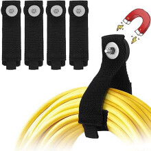 4 st magnetiska krokar kraftig magnetisk garageförvaring verktygsorganisatör för slangar, rep, borrar, hängande kabelmagnet