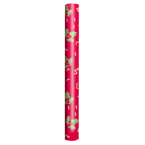 Χαρτί περιτυλίγματος δώρων Uclet Clearance, 70cmX50cm, 4,11τ.μ., μονής όψης, με σχέδιο Άγιου 1