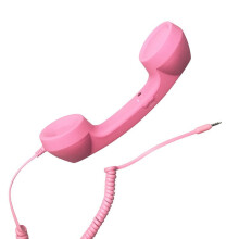 Ricevitore per telefono cellulare, ricevitore anti-radiazioni per telefono retrò da 3,5 mm compatibile con iPhone, compatibile con iPad, telefoni