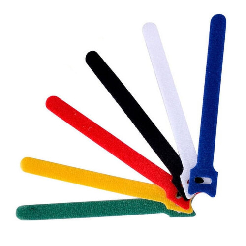OUSITAID80Pcs Πολύχρωμη βάση καλωδίου USB για ακουστικά, δέσιμο, οργάνωση, μαγική ταινία,