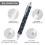 Peacock Retractable Ballpoint Pen Φορητό μαύρο στυλό μελάνης για γραφείο, είδη γραφείου, δώρα 6