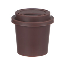 Boîte de rangement pour éponges Happydeer en forme de tasse, portable et anti-moisissure, avec étui pour éponges et houppettes.