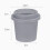Happydeer Cup Shape Beauty Egg Storage Box Φορητή Αντιμουχλική Θήκη για Σφουγγάρι 6