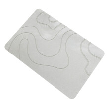 Tapis de bain asjyhkr à séchage rapide, ultra-absorbant et antidérapant, idéal pour la douche, les bains et les sols. Fin et lavable en machine.