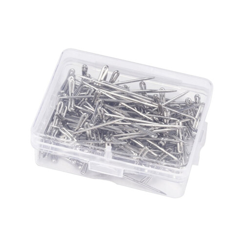 Σετ κατασκευής περούκας Weis100pcs51mm από ανοξείδωτο ατσάλι με πλαστικό κουτί για