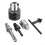 Adaptateur de mandrin pour perceuse à percussion rotative robuste 1/2" (5 pièces) - Queue SDS Plus 1,5-13 mm 1