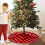 Décorations de Noël - Jupe de sapin imprimée - 90 cm 1