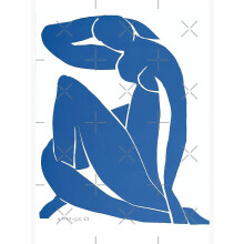 Blue Nude XII modern art print unframed