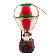 1 figurine de Père Noël en résine, décoration lumineuse LED pour les fêtes, fonctionne avec des piles (piles bouton), guirlande lumineuse