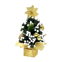 Mini sapin de Noël de 20 cm, décoration de table et de bureau. Petit sapin de Noël en pin.