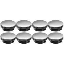 Eease8Pcs Keittiön hana-reiän suojukset Teräksinen pesuallas Hana-reiän suojus Tulppa Keittiön pesuallas Lisävaruste