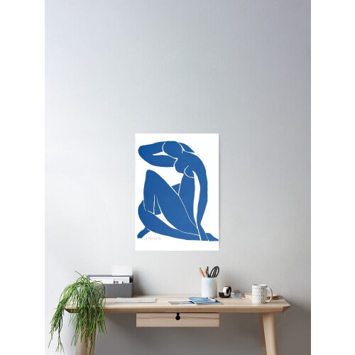 Blue Nude XII modern art print unframed 1