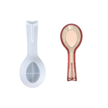 1pc Sealbhóir Spúnóg Mór Múnlaí Silicone Múnlaí Réitigh Roisín le haghaidh Roisín UV Roisín Eapocsa Ceardaíocht Déanamh Bán