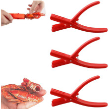 Ensemble de 3 écouvillons pour écrevisses, protège les ongles et garde les mains propres - Bleu