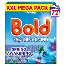 Bold Washing Powder Laundry Detergent 72 Washes, 3.6kg, Spring Awakening, Outdoor Freshness that La