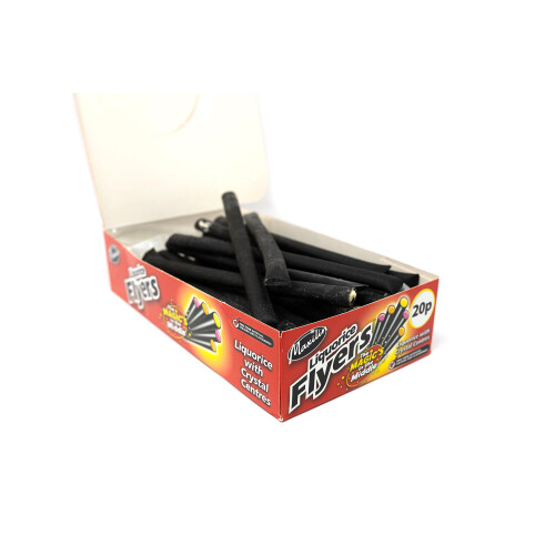 FLYERS Liquorice with Fruit Crystal Centre 60 Pieces