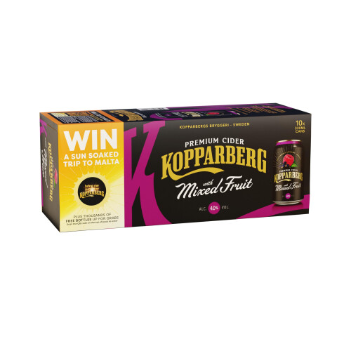 Kopparberg Mixed Fruit Cider 330 ml (Case of 10) 1
