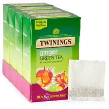 Twinings Ginger Green Tea 80 Tea Bags (Multipack of 4 x 20 Bags)