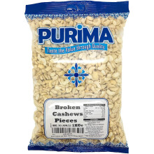 Broken Cashew Nuts 1kg - 100% Raw Broken Cashews 1 kg Bag - Pieces Premium Quality Nut - for use in