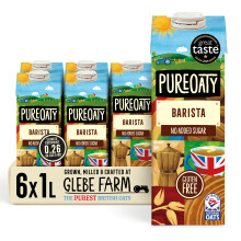 Glebe Farm Gluten Free PureOaty, Barista Grade, No Sugar, Dairy Free Coffee Creamer & High Protein