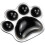 (Black)Cat Paw Wrist Rest for Mouse Ergonomic Cute Wrist Support 1