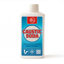 Powerful Drain Cleaner & Unblocker l 1KG Caustic Soda | Fast-Acting, Heavy-Duty Sink & Drain Cleane