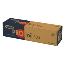 PROWRAP | Pre-Cut Kitchen Individual Foil Sheets | 230mm x 270mm | Pre-Embossed Foil Dispenser | Fu