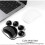 (Black)Cat Paw Wrist Rest for Mouse Ergonomic Cute Wrist Support 3