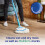 Spontex Twist Mop Microfibre Mop with Built-In Self Wringing System Non-Scratch Scourer Pad for Tou 4
