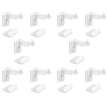 Baby Proofing Cabinet Locks (10 Pack) - No Drilling or Tools Required , Works with Most Cabinets and Drawers