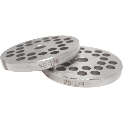 1/4" vendbar kødhakkerplade - (1/4" plade - 2 stk.)